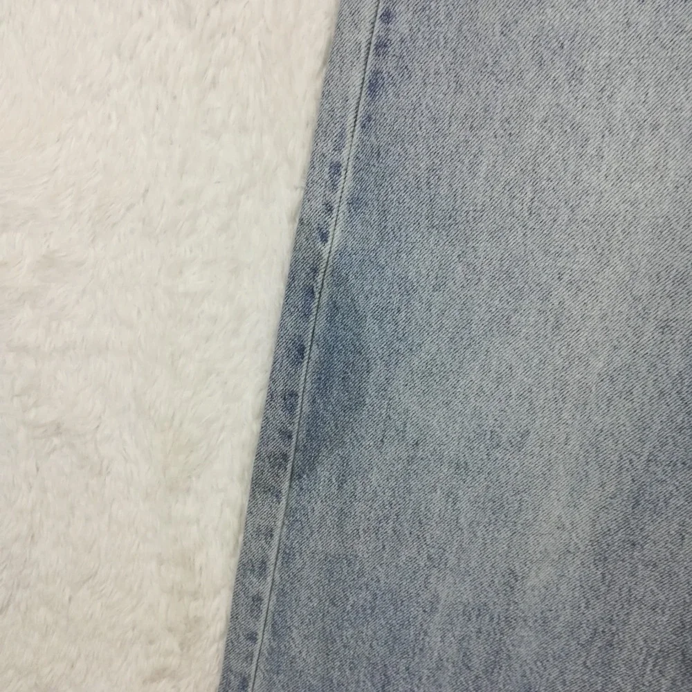 Pacsun‎ Womens Jeans Puddle Wide Leg High Rise Blue Denim Distressed Light 24